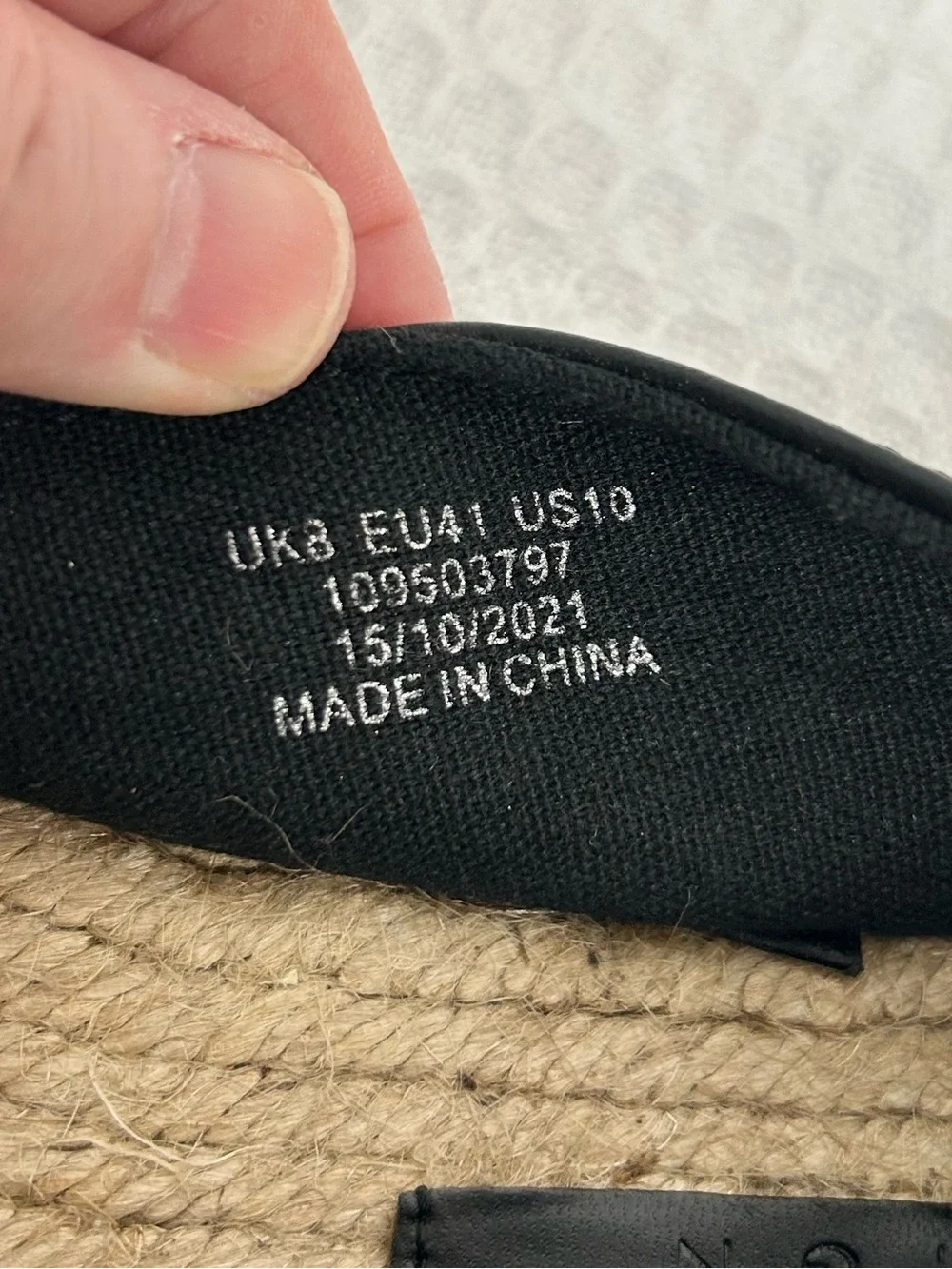 N/A item specifics